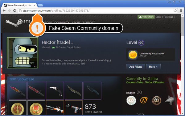 Steam users beware! Bad guys hide malware inside fake game demos