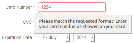 Each stage of the phishing attack validates the information entered by the victim.