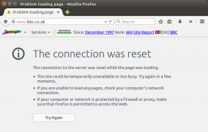 Most requests to news.bbc.co.uk are still failing.