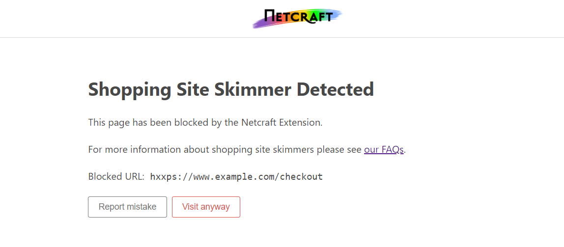 The Netcraft Extension now protects against malicious JavaScript
