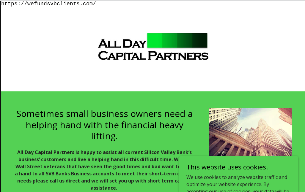 Screenshot of All Day Capital Partners
